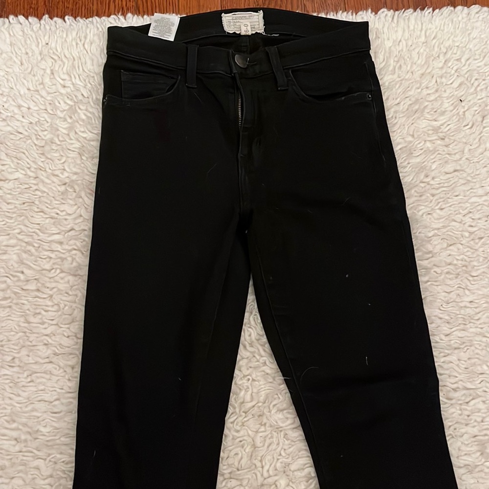 Current/Elliott Black Fitted Jeans